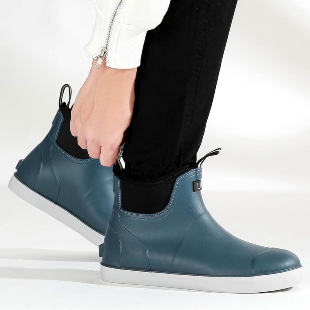 Men's Waterproof Ankle Rain Boots